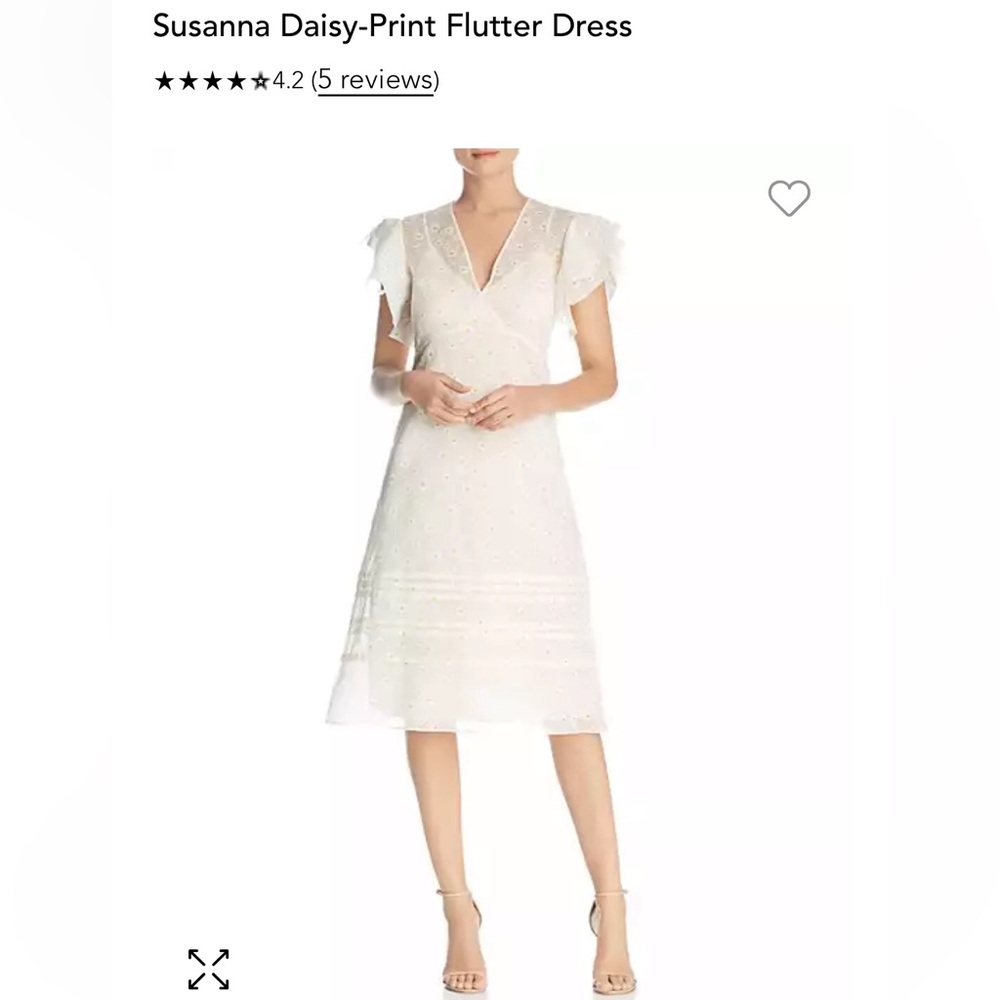 Tory Burch Susanna Daisy-Print Flutter Dress